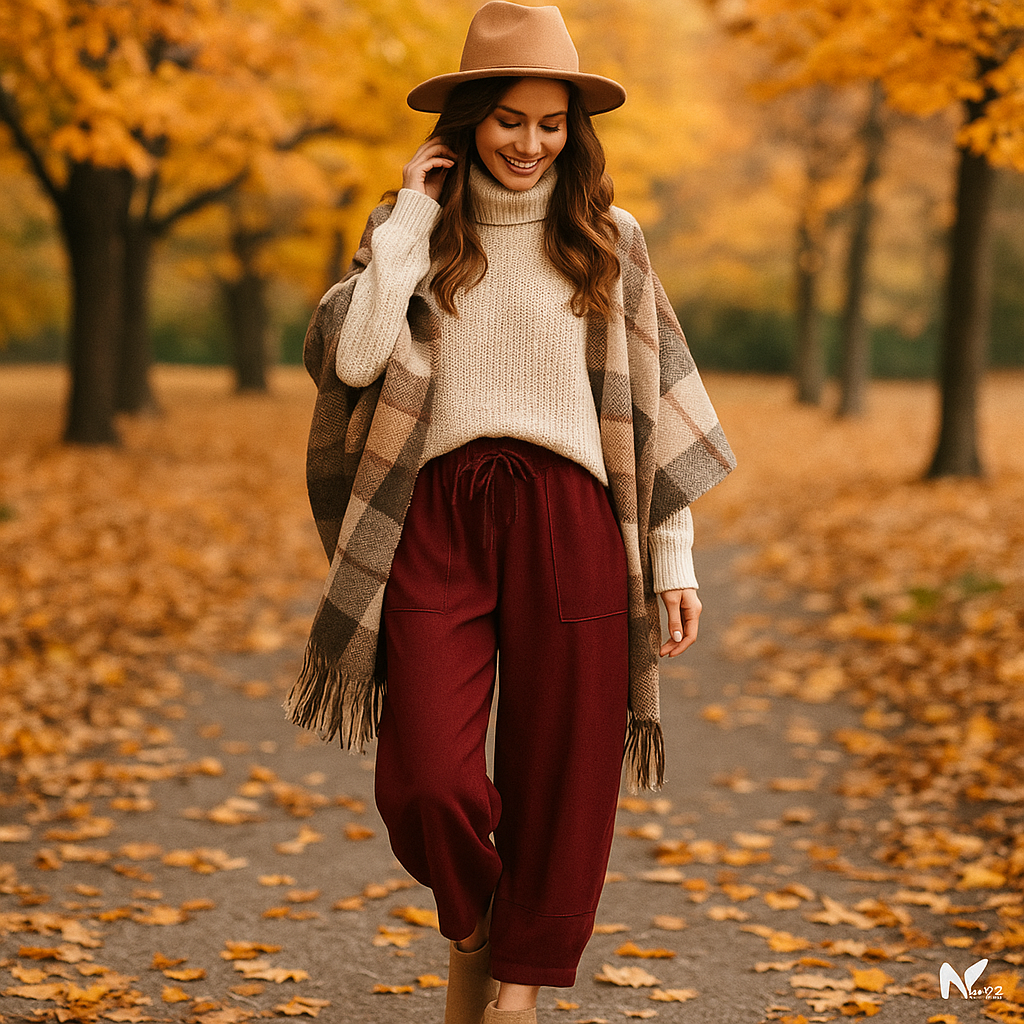 Nevra FallFresh Flow Pants – Cozy, Chic, Pocketed