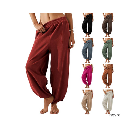 Nevra FallFresh Flow Pants – Cozy, Chic, Pocketed